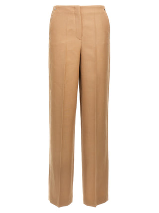 Fendi Beige Wool Dress Pants