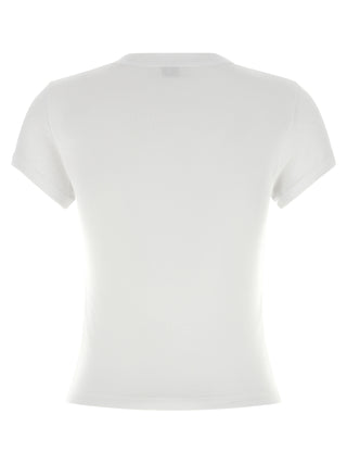 Saint Laurent White Cotton T-Shirt
