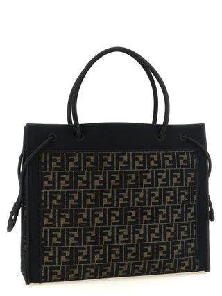 Fendi Brown Cotton Tote Bag