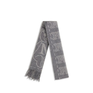 Max Mara Gray Cashmere Scarf